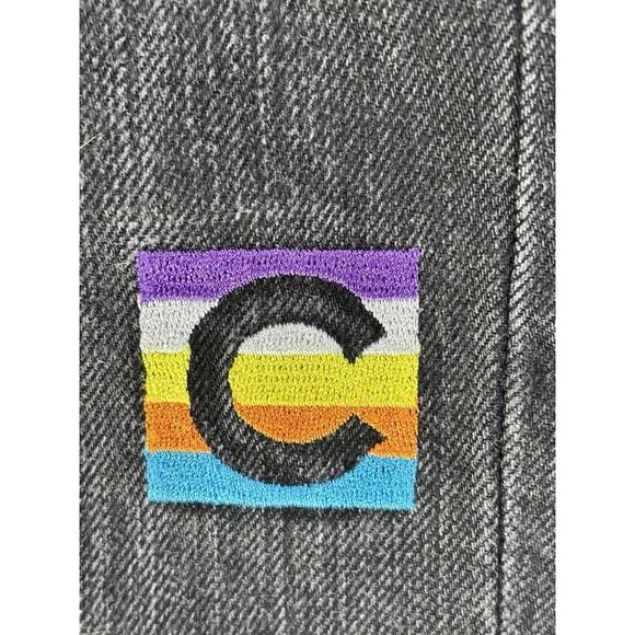 Vintage COOGI Jeans Mens Size 42x35 Embroidered Y2K Demon Wide Leg Baggy Pants - Picture 8 of 16